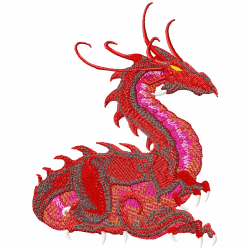 Dragoes Embroidery Design 11